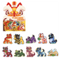 Lion Dance Mini Sticker Pack - Peel & Stick Paper Stickers