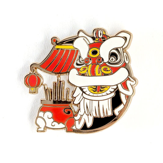 Lucky Lion Pins - Hoksan Temple
