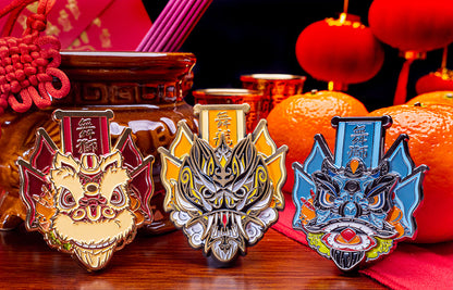 Hoksan Regular Flag Pin - The Seventh Lion