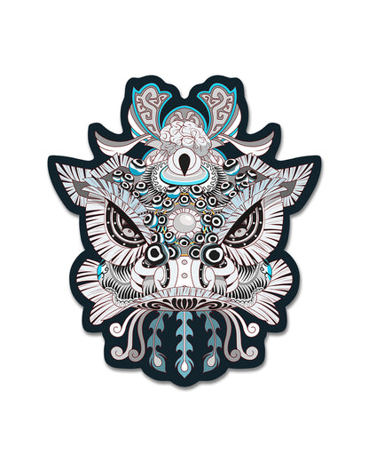 Lion Dance Vinyl Sticker Ma Chao Lion Head