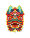 Lion Dance Vinyl Sticker Hong Kong Lion Head