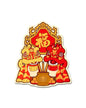 Lion Dance Vinyl Sticker Luck & Incense
