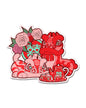Lion Dance Vinyl Sticker Wedding Tea Ceremony
