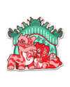 Lion Dance Vinyl Sticker Lion Family Peace & Safety