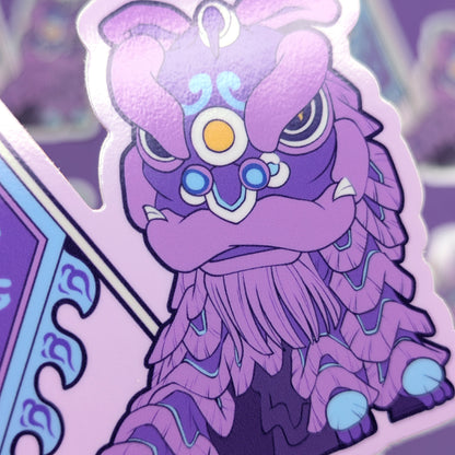 Lion Dance Vinyl Sticker The Will to Fight