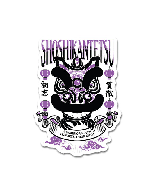 Lion Dance Vinyl Sticker Shoshi Kantetsu